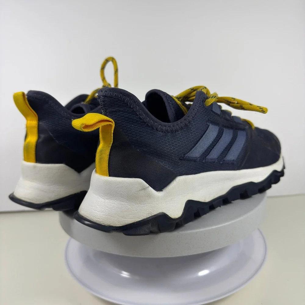 Adidas Kanadia‎ Trail Men's Size 10 Blue Gold Running Shoes Gorpcore Traxion